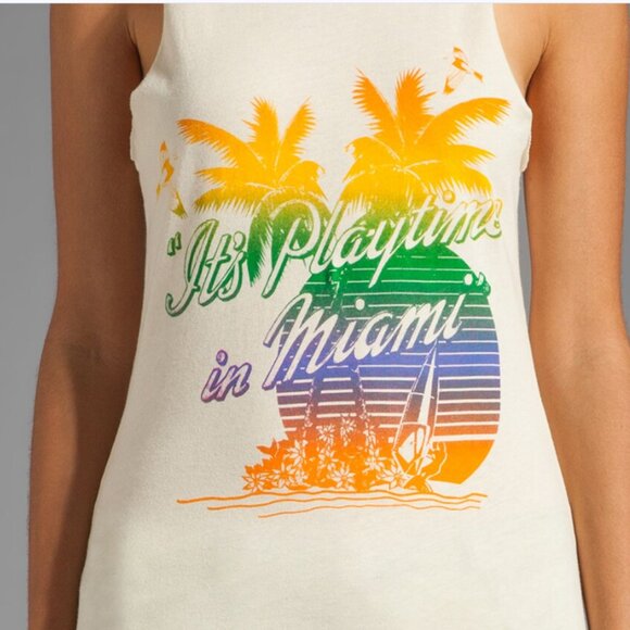 One Teaspoon Miami Ryder Tank Top 1 / Small Yellow REVOLVE - Picture 2 of 3